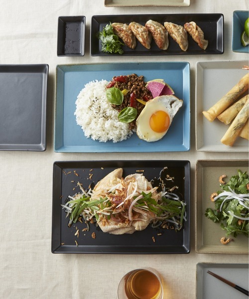 LEPSIM（レプシィム）の「【KASANE】レクタンプレートLL【WEB限定】　266916（食器・レディース・ブラック/ブルー/オフホワイト/カーキ・ONE SIZE）」の22枚目の写真
