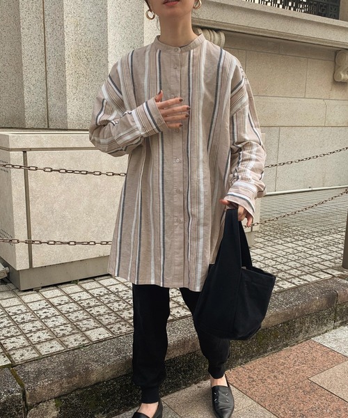 select MOCA by son（セレクトモカバイソン）の「スクエアワンハンドルバッグ（トートバッグ・レディース・ホワイト/ブラック/ネイビー/ブラウン/グレー・FREE）」の9枚目の写真