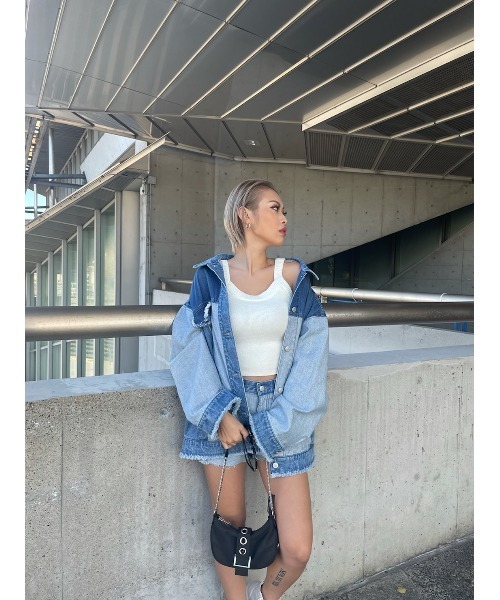 EGOIST(エゴイスト)の「パネル切替デニムジャケット(デニムジャケット・レディース・マルチ・FREE)」の18枚目の写真