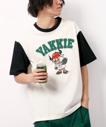 【YAKPAK×YAKKIE】刺繍/プリント半袖Tシャツ