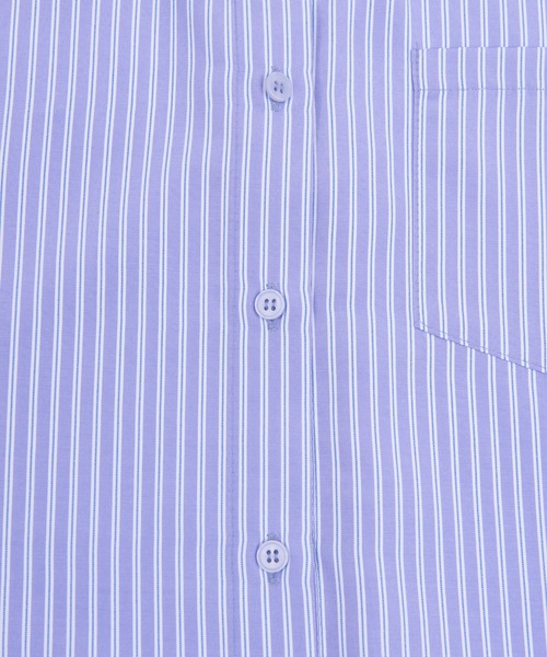 PUNYUS（プニュズ）の「ロングカフスストライプシャツ（シャツ/ブラウス・レディース・ベージュ系その他/ブルー系その他・1/2/4/3）」の9枚目の写真