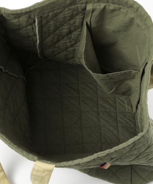niko and...（ニコアンド）の「[CITY CREEK]キルトトートバッグ（トートバッグ・レディース・ブラック/カーキ・0）」の9枚目の写真
