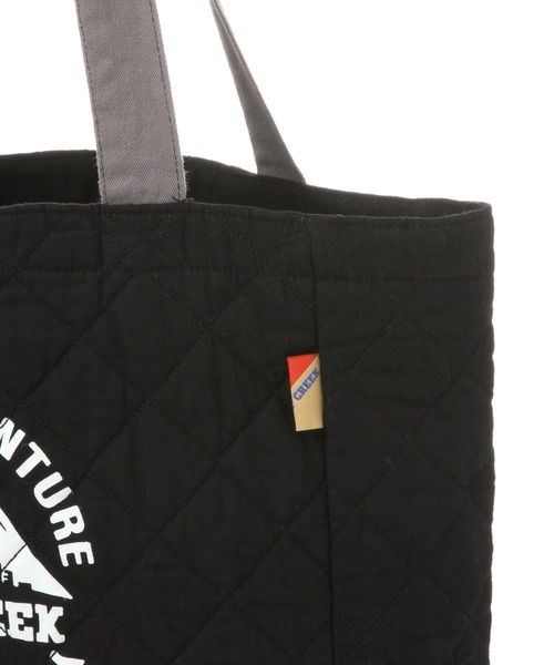 niko and...（ニコアンド）の「[CITY CREEK]キルトトートバッグ（トートバッグ・レディース・ブラック/カーキ・0）」の11枚目の写真