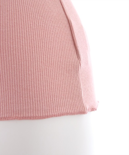 clear（クリア）の「リブキャミソール（Tシャツ/カットソー・レディース・ブラック/オフホワイト/ピンク/ミント/モカ/ライトベージュ/グレイッシュベージュ/グリーン・F）」の14枚目の写真