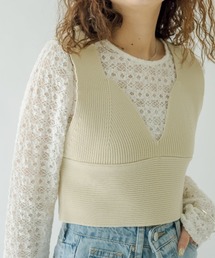 ニットビスチェ