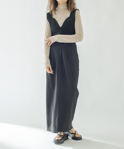 mystic(ミスティック)の「ニットビスチェ(ベスト・レディース・ブラック/ベージュ/オフホワイト・FREE)」の17枚目の写真