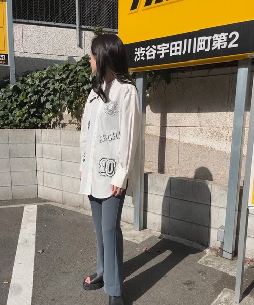 JUGLANS(ユグランス)の「☆ 【CHIGNON】10annivプリントシャツ 1621-055,1621-056(シャツ/ブラウス・レディース・ホワイト/ブルー・FREE)」の19枚目の写真