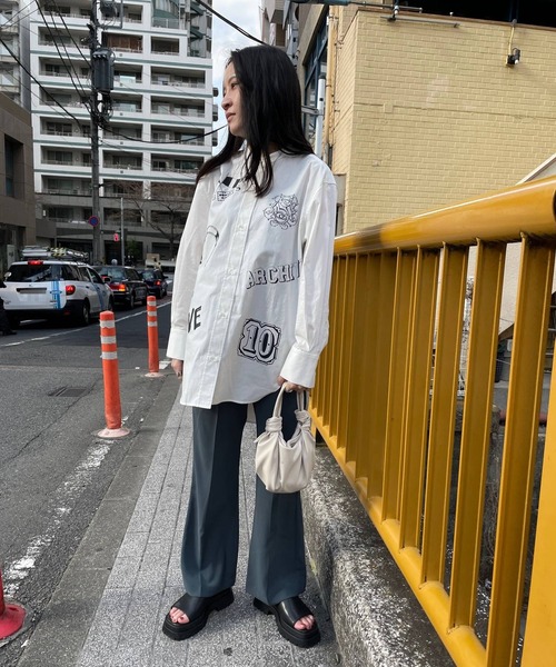 JUGLANS(ユグランス)の「☆ 【CHIGNON】10annivプリントシャツ 1621-055,1621-056(シャツ/ブラウス・レディース・ホワイト/ブルー・FREE)」の21枚目の写真