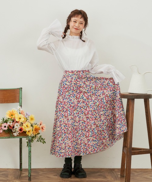 MERLOT（メルロー）の「フリフリブラウス（シャツ/ブラウス・レディース・ホワイト/ブラック・FREE）」の10枚目の写真