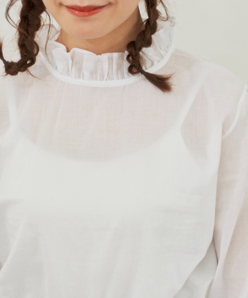 MERLOT（メルロー）の「フリフリブラウス（シャツ/ブラウス・レディース・ホワイト/ブラック・FREE）」の17枚目の写真