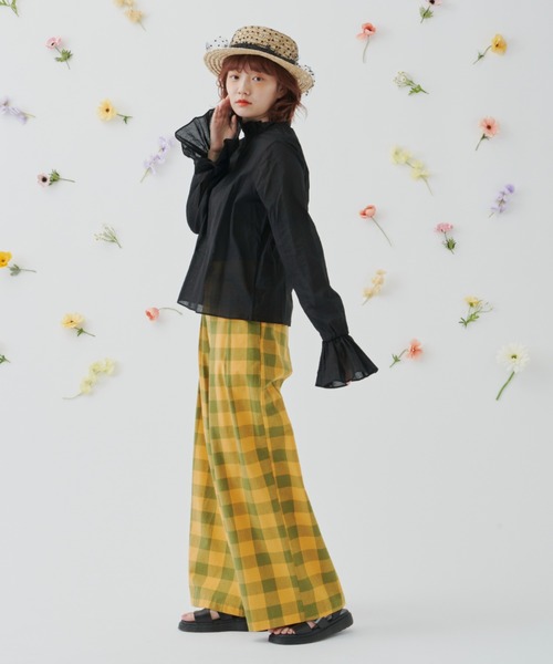 MERLOT（メルロー）の「フリフリブラウス（シャツ/ブラウス・レディース・ホワイト/ブラック・FREE）」の20枚目の写真