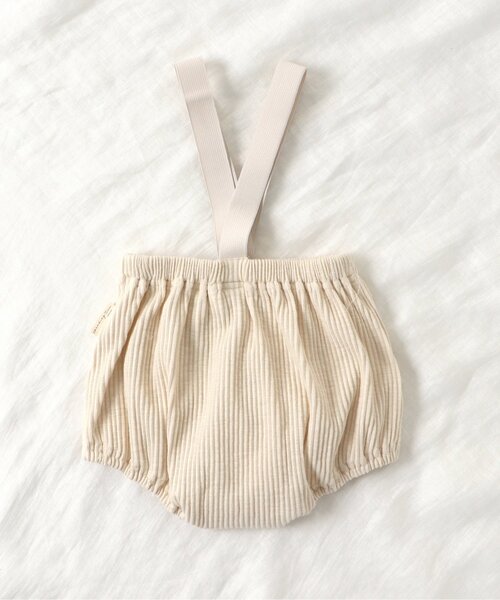 apres les cours（アプレレクール）の「WEB限定 ベビーサスペンダー付きリブブルマ（その他ベビーウェア・キッズ・オレンジ/ターコイズブルー/ブラウン/アイボリー/イエロー・80）」の20枚目の写真