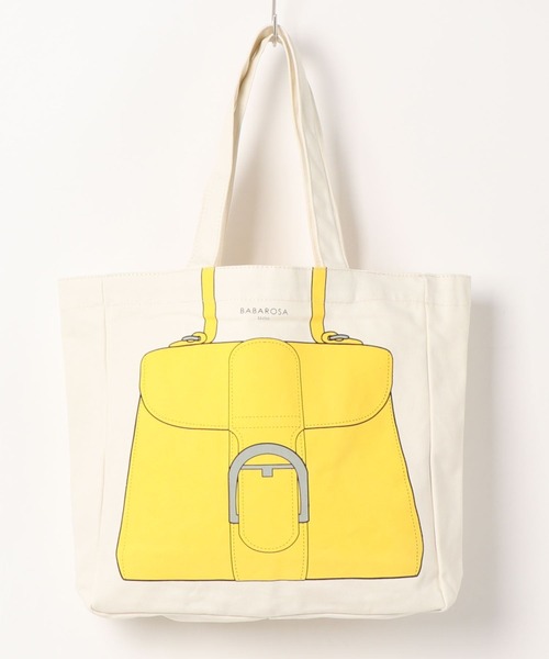 Via Demizon(ビアデミゾン)の「ZOZOTOWN 限定商品 バッグプリント A4トートバッグ(トートバッグ・レディース・ブラックミックス/シルバー/イエロー/ブラック/ベージュ・フリー)」の5枚目の写真
