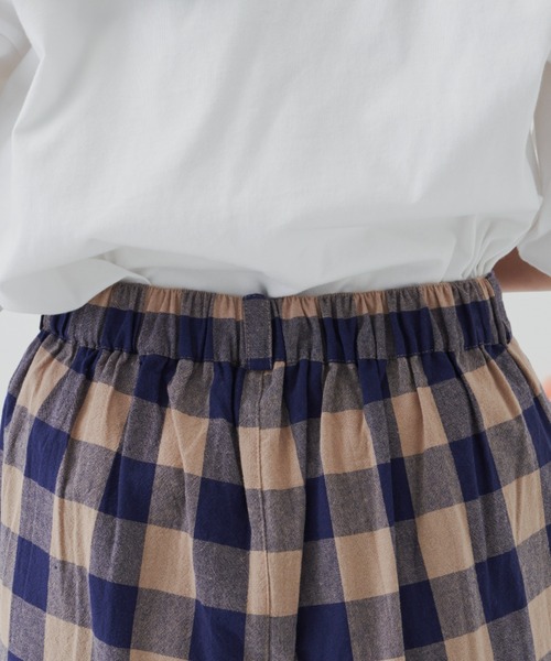 MERLOT（メルロー）の「ビッグチェックストレートパンツ/セットアップ（その他パンツ・レディース・レッド/ネイビー・FREE）」の21枚目の写真