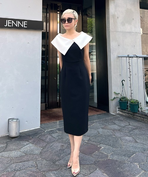 ワンピース タイトワンピース Ks22ss Op04 を購入できます Jenne ワンピース ドレス クラシック Jenne ジェンヌ のファッション タイトワンピース ワンピース 人気商品は