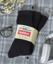 Healthknit(ヘルスニット)のHealthknit(ヘルスニット)「3足セット靴下」無地・ラインソックス/ハイソックス/クルーソックス メンズ レディース(ソックス/靴下)