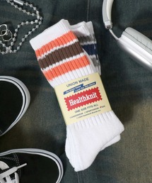 Healthknit（ヘルスニット）の「Healthknit(ヘルスニット)「3足セット靴下」無地・ラインソックス/ハイソックス/クルーソックス メンズ レディース（ソックス/靴下）」