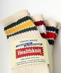 Healthknit（ヘルスニット）の「Healthknit(ヘルスニット)「3足セット靴下」無地・ラインソックス/ハイソックス/クルーソックス メンズ レディース（ソックス/靴下）」