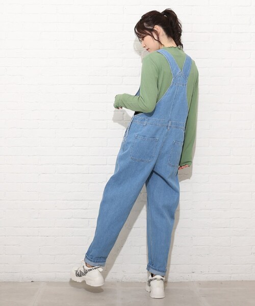 Cutie Blonde（キューティーブロンド）の「◆【S-L】チョビハイネックメロウインナープルオーバー（Tシャツ/カットソー・レディース・オフホワイト/ブラック/グリーン・01/02/03）」の22枚目の写真