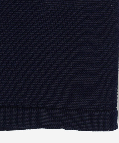 THIBAULT VAN DER STRAETE（ティボー・ヴァン・ダル・ストラット）の「THIBAULT VAN DER STRAETE | 〈別注〉マーセライズコットン クルーネックベスト MEN（ベスト・メンズ・ベージュ/ネイビー/ブラック・MEDIUM/LARGE）」の6枚目の写真