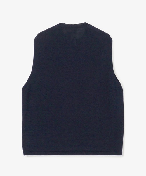 THIBAULT VAN DER STRAETE（ティボー・ヴァン・ダル・ストラット）の「THIBAULT VAN DER STRAETE | 〈別注〉マーセライズコットン クルーネックベスト MEN（ベスト・メンズ・ベージュ/ネイビー/ブラック・MEDIUM/LARGE）」の9枚目の写真