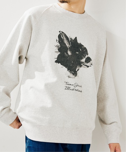 417 EDIFICE SELECT（フォーワンセブンエディフィスセレクト）の「【Teemu Jarvi / テームヤルヴィ】別注DOGスウェットTENDER（スウェット・メンズ・チャコールグレー・MEDIUM/LARGE）」の8枚目の写真