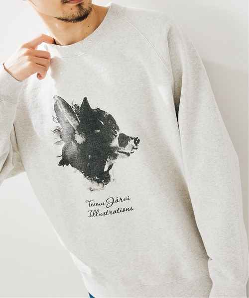 417 EDIFICE SELECT（フォーワンセブンエディフィスセレクト）の「【Teemu Jarvi / テームヤルヴィ】別注DOGスウェットTENDER（スウェット・メンズ・チャコールグレー・MEDIUM/LARGE）」の6枚目の写真