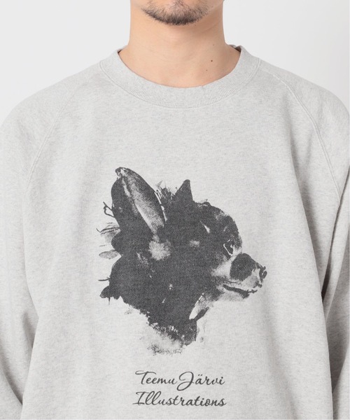 417 EDIFICE SELECT（フォーワンセブンエディフィスセレクト）の「【Teemu Jarvi / テームヤルヴィ】別注DOGスウェットTENDER（スウェット・メンズ・チャコールグレー・MEDIUM/LARGE）」の3枚目の写真