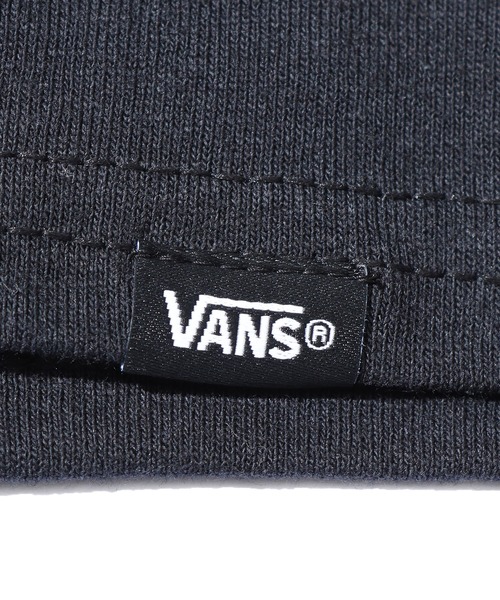 VANS（バンズ）の「VANS/ヴァンズ M TRIANGLE LOGO LS TEE トライアングルロンT（Tシャツ/カットソー・メンズ・ホワイト/ブラック/ベージュ・M/L/XL）」の9枚目の写真