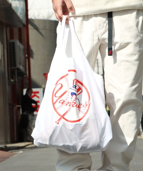 INFIELDER DESIGN(インフィールダーデザイン)の「MLB × INFIELDER DESIGN/エムエルビー× インフィルダーデザイン MLB TEAM ECOBAG エコバッグ パッカブル(エコバッグ/サブバッグ・メンズ・ホワイト系その他/ホワイト系その他2/ホワイト系その他3・ONE SIZE)」の19枚目の写真