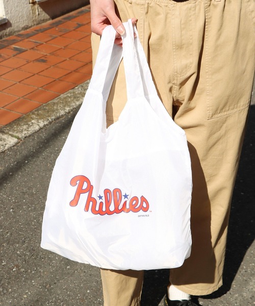 INFIELDER DESIGN(インフィールダーデザイン)の「MLB × INFIELDER DESIGN/エムエルビー× インフィルダーデザイン MLB TEAM ECOBAG エコバッグ パッカブル(エコバッグ/サブバッグ・メンズ・ホワイト系その他/ホワイト系その他2/ホワイト系その他3・ONE SIZE)」の18枚目の写真