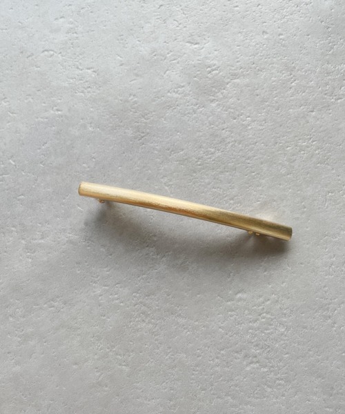 iso(イソ)の「スリムニュアンススティックメタルバレッタ(バレッタ/ヘアクリップ・レディース・シルバー/ゴールド・FREE)」の8枚目の写真
