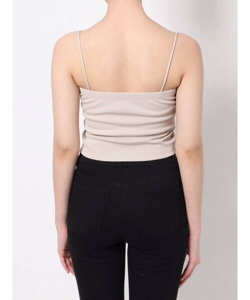 MURUA（ムルーア）の「2WAYリブキャミソール（キャミソール・レディース・ブラック/ブラウン/アイボリー・FREE）」の10枚目の写真