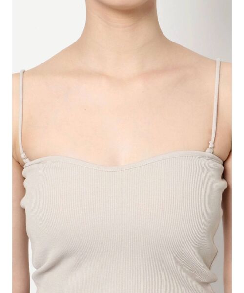 MURUA（ムルーア）の「2WAYリブキャミソール（キャミソール・レディース・ブラック/ブラウン/アイボリー・FREE）」の9枚目の写真