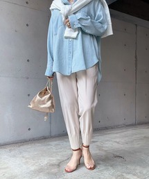 DouDou | 【WEB限定】裾プリーツパンツ(その他パンツ)