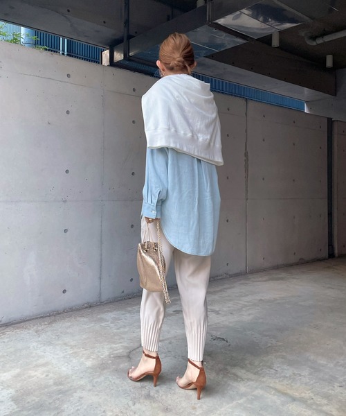 DouDou（ドゥドゥ）の「裾プリーツパンツ（その他パンツ）」 - WEAR