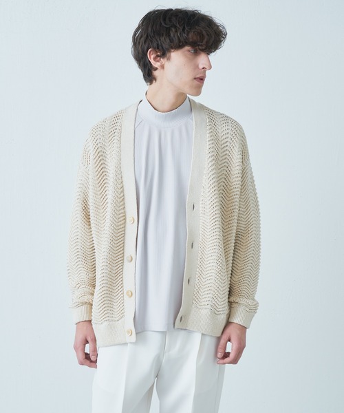 Lui's(ルイス)の「シルキーリブモックネックカットソー(Tシャツ/カットソー・メンズ・ホワイト/ライトグレー/ブラック・FREE)」の16枚目の写真