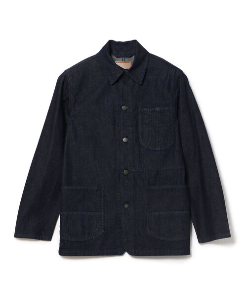 FOLLOW(フォロー)の「FOLLOW × Brilla per il gusto / 別注 デニム カバーオール(ブルゾン・メンズ・ホワイト/インディゴブルー・SMALL/MEDIUM/LARGE/X-LARGE)」の13枚目の写真