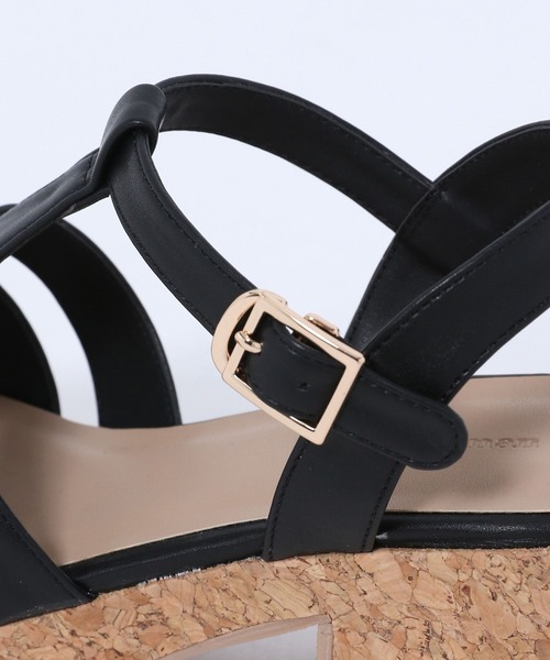 mysty woman(ミスティウーマン)の「厚底グルカサンダル 279749(サンダル・レディース・ブラック/キャメル・MEDIUM/LARGE)」の8枚目の写真