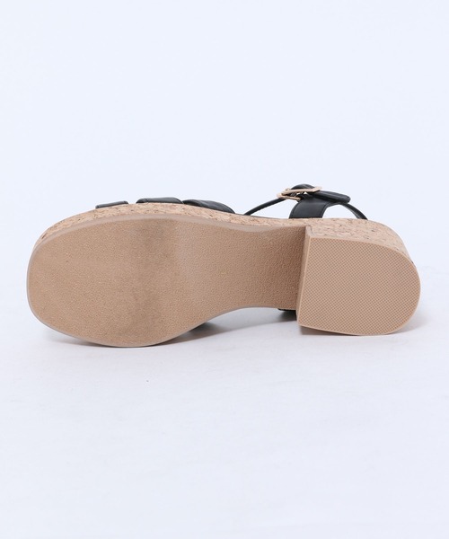 mysty woman(ミスティウーマン)の「厚底グルカサンダル 279749(サンダル・レディース・ブラック/キャメル・MEDIUM/LARGE)」の12枚目の写真