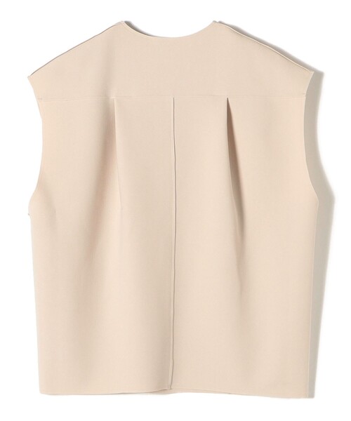 SHIPS（シップス）の「*〈手洗い可能〉梨地Vネックトップス◇（ベスト・レディース・ブラック/ベージュ/ダークブルー/ブルー系・ONE SIZE）」の10枚目の写真