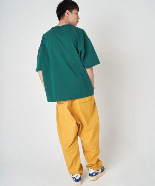 JACKROSE(ジャックローズ)の「JE-チェック.アップリケ・ロゴーSSTEE(Tシャツ/カットソー・メンズ・ホワイト/パープル/グリーン/マスタード・M/L)」の18枚目の写真