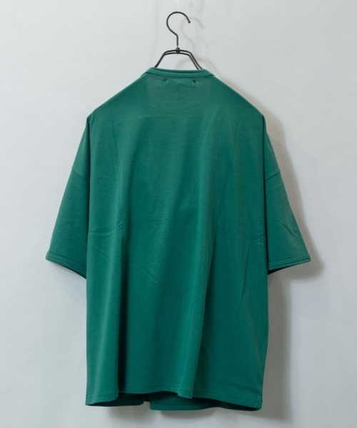 JACKROSE(ジャックローズ)の「JE-チェック.アップリケ・ロゴーSSTEE(Tシャツ/カットソー・メンズ・ホワイト/パープル/グリーン/マスタード・M/L)」の8枚目の写真