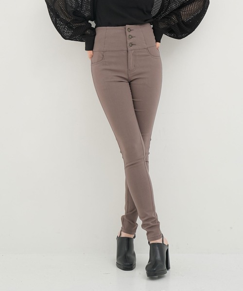 夢展望（ユメテンボウ）の「超絶激ストレッチハイウエストスキニー（その他パンツ・レディース・インディゴブルー/カーキ/ブラック/ホワイト/モカ・XX-LARGE/X-LARGE/SMALL/LARGE/MEDIUM/X-SMALL）」の12枚目の写真