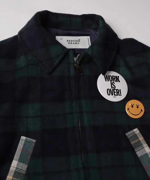 bedsidedrama(ベットサイドドラマ)の「Mulch Pocket Short Coat(ブルゾン・レディース・ネイビー/ブラウン・1/2)」の13枚目の写真