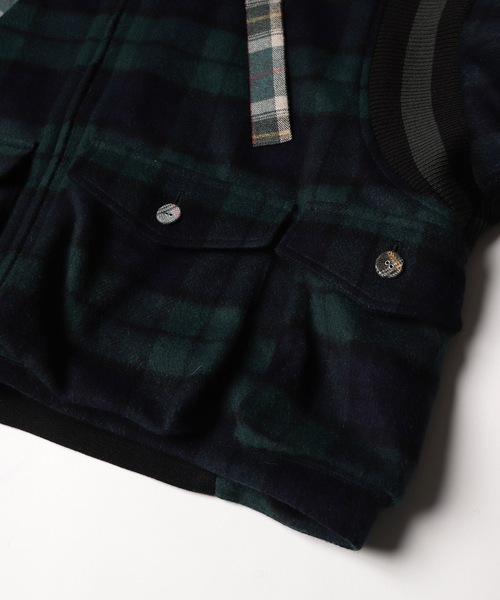 bedsidedrama(ベットサイドドラマ)の「Mulch Pocket Short Coat(ブルゾン・レディース・ネイビー/ブラウン・1/2)」の16枚目の写真