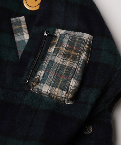 bedsidedrama(ベットサイドドラマ)の「Mulch Pocket Short Coat(ブルゾン・レディース・ネイビー/ブラウン・1/2)」の17枚目の写真