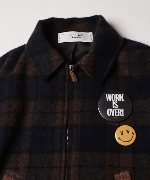 bedsidedrama(ベットサイドドラマ)の「Mulch Pocket Short Coat(ブルゾン・レディース・ネイビー/ブラウン・1/2)」の20枚目の写真