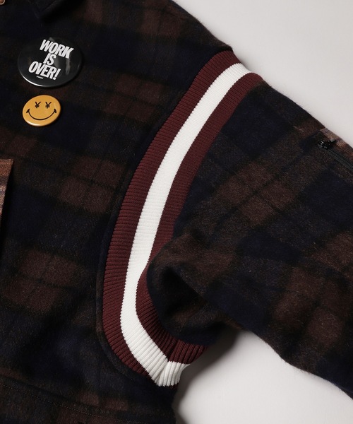 bedsidedrama(ベットサイドドラマ)の「Mulch Pocket Short Coat(ブルゾン・レディース・ネイビー/ブラウン・1/2)」の22枚目の写真
