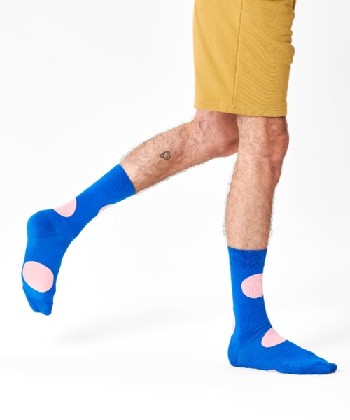 Happy Socks（ハッピーソックス）の「Happy Socks Jumbo Dot クルー